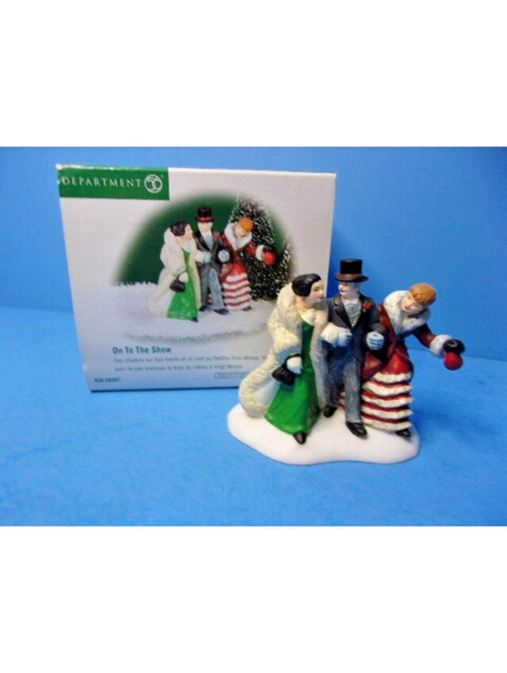 Dept 56 On To The Show #58967 Christmas in the City Retired IOB City Slickers